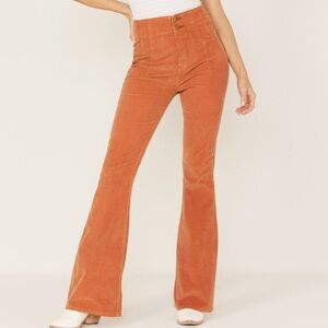 NWT Free People Jayde Corduroy Flare Jeans